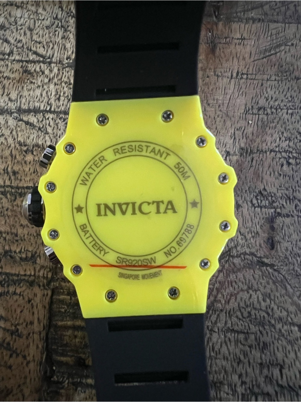 Invicta Racing Valyron Unisex 41mm Yellow Watch NEW! - Picture 5 of 7